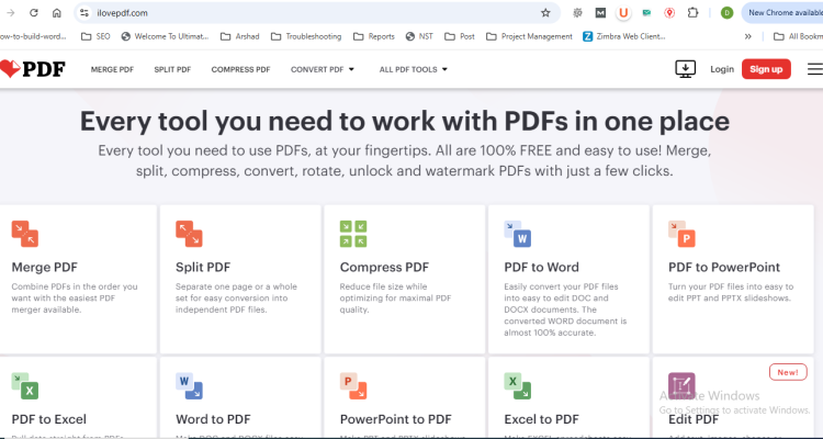 ilovepdf.com is the one stop shop for all things pdf best online pdf tool